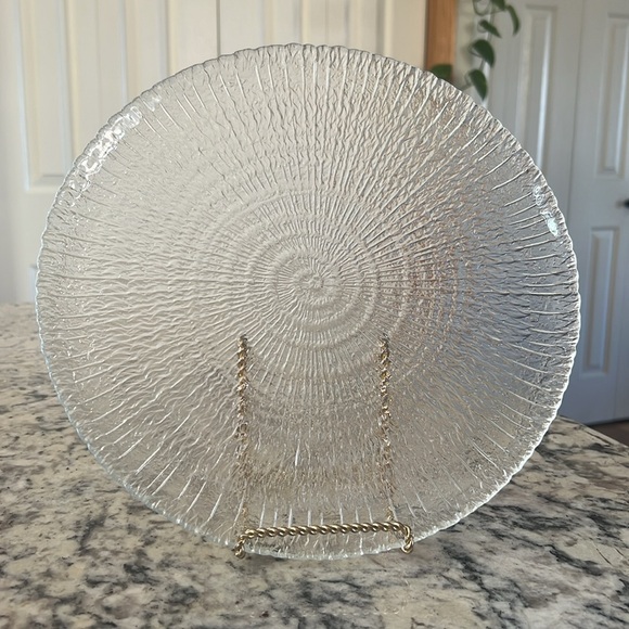 Vintage 1970s Arcoroc Spirale Serving Platter/Plate - Ammonite Fossil - Picture 3 of 6